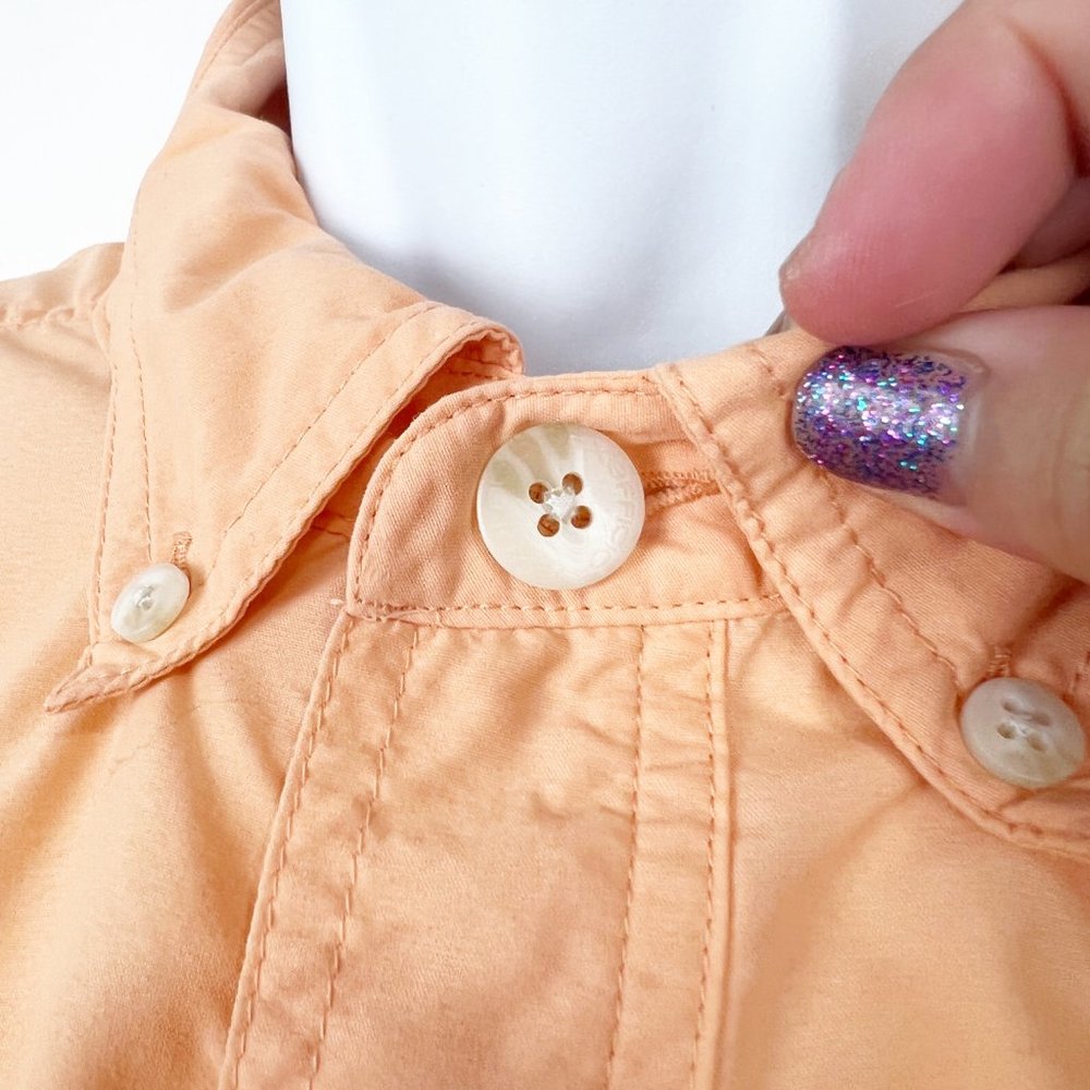 EXOFFICIO Orange Short Sleeve Nylon Vented Button Down Shirt Outdoor EXTRA LARGE - Picture 7 of 10